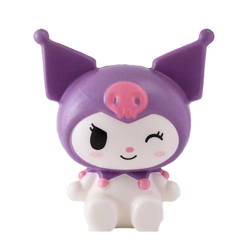 Sanrio stress-relieving doll PU slow rebound figurine Kuromi figurine Big Eared Dog Cute Cartoon toy Melody Item Picture