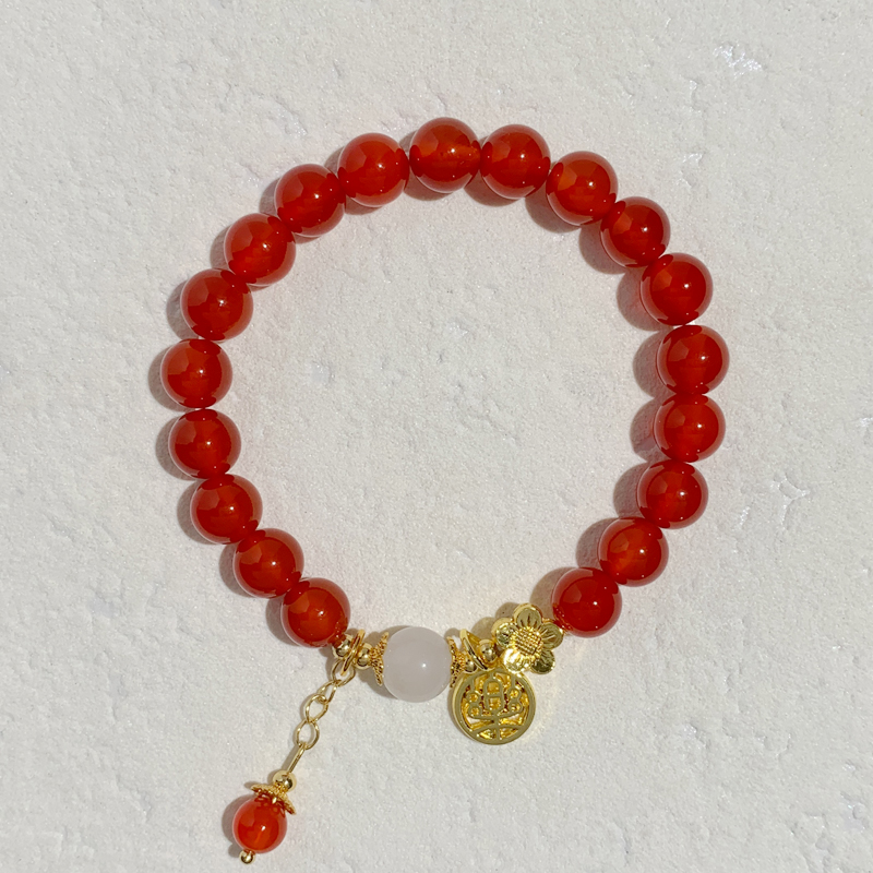 春雨春两手链/锆石手链/中药手串/天然石手链巴洛克/抽拉手链细节图