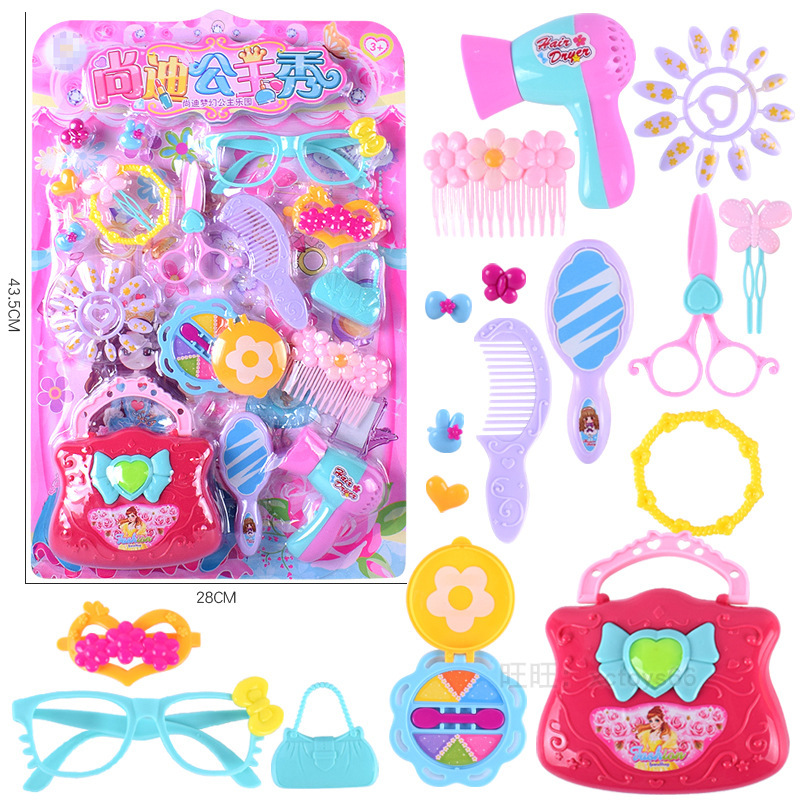 Free shipping hairdressing accessory sets, children's house play makeup haircuts, domestic sales circulation goods, wholesale of girls' toys in shopping malls Application Scenario
