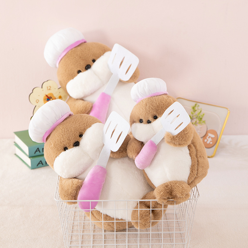New chef seal plush toy, cute seal doll, sleeping pillow, sofa decoration, girls' gift Application Scenario