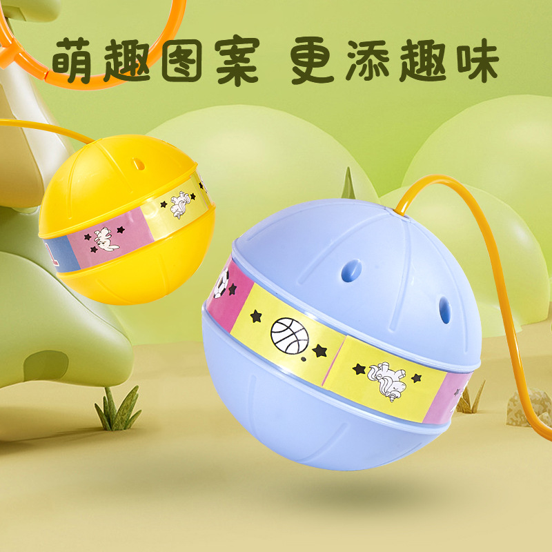 Luminous jumping ball, children's flashing night light, single-foot swing ball, bouncing rope ball, foot loop swing, foot hula hoop Application Scenario