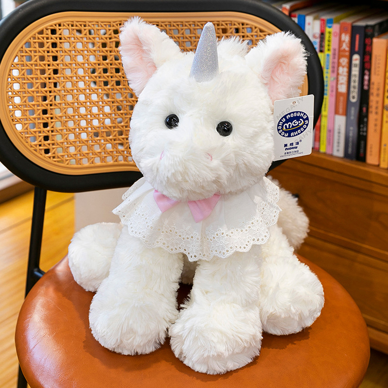 Cross-border new cartoon cute pet unicorn doll, children's soothing and companion doll, cute unicorn birthday gift full figure