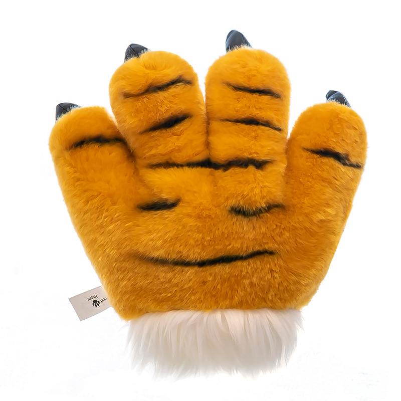 Simulated tiger claw tail headband, stage performance props, cute zoo props, tiger gift delivery service Item Picture