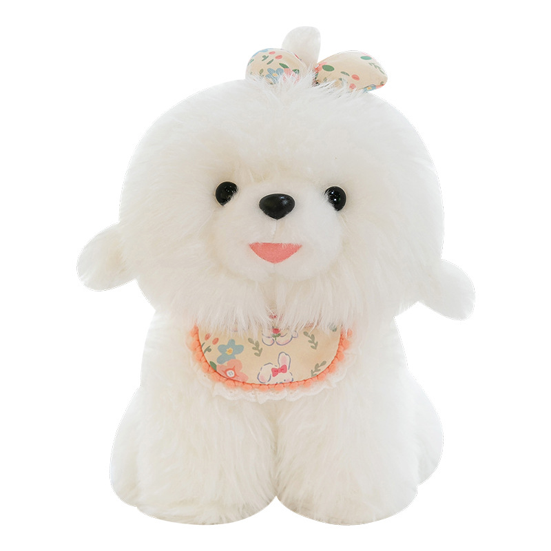 Wholesale of foreign trade scarves, dog plush toys, long-haired dog cartoon dolls, children's and girls' gifts, home decorations from manufacturers Item Picture