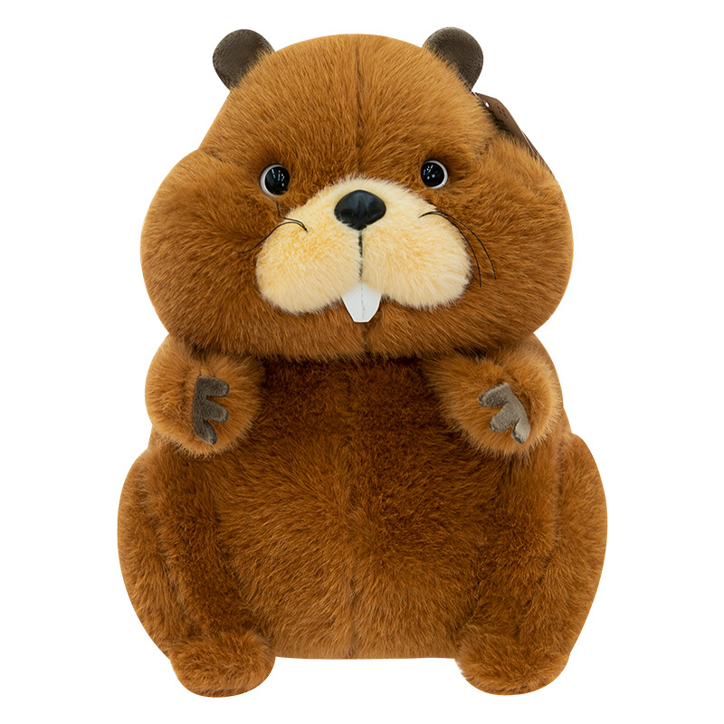 New cross-border cartoon groundhog plush toys, cute groundhog pet home decoration items, children's companion dolls Item Picture