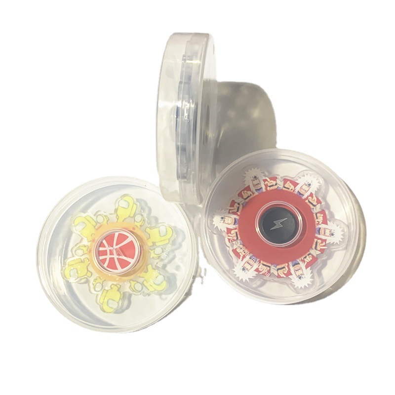 [Rongzu] Factory direct supply of transparent plastic finger gyroscope packaging boxes, wholesale of special round boxes for finger gyroscopes Item Picture