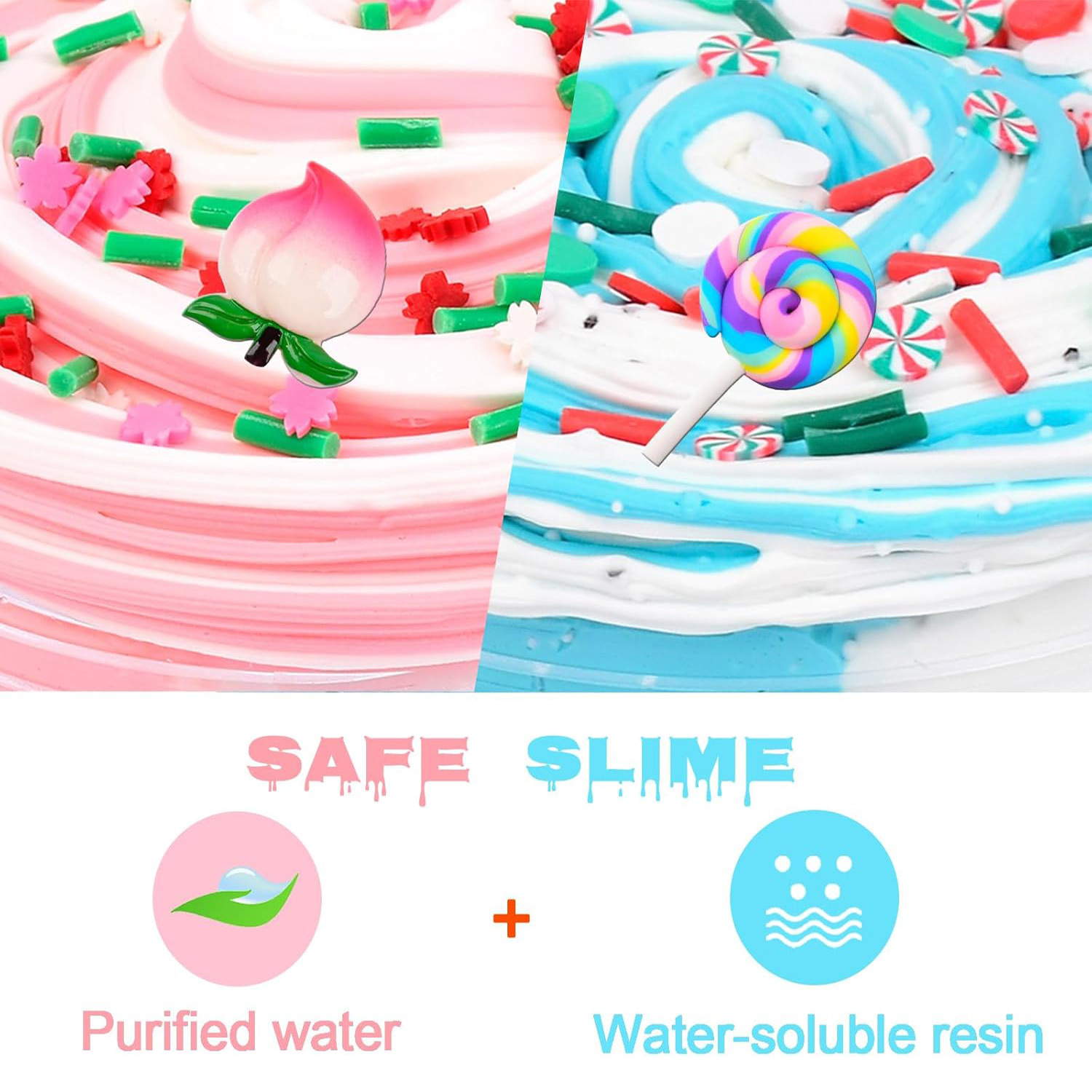 Amazon DIY slime bubble glue, slime set, crystal mud children's toys, colored mud manufacturer details Picture