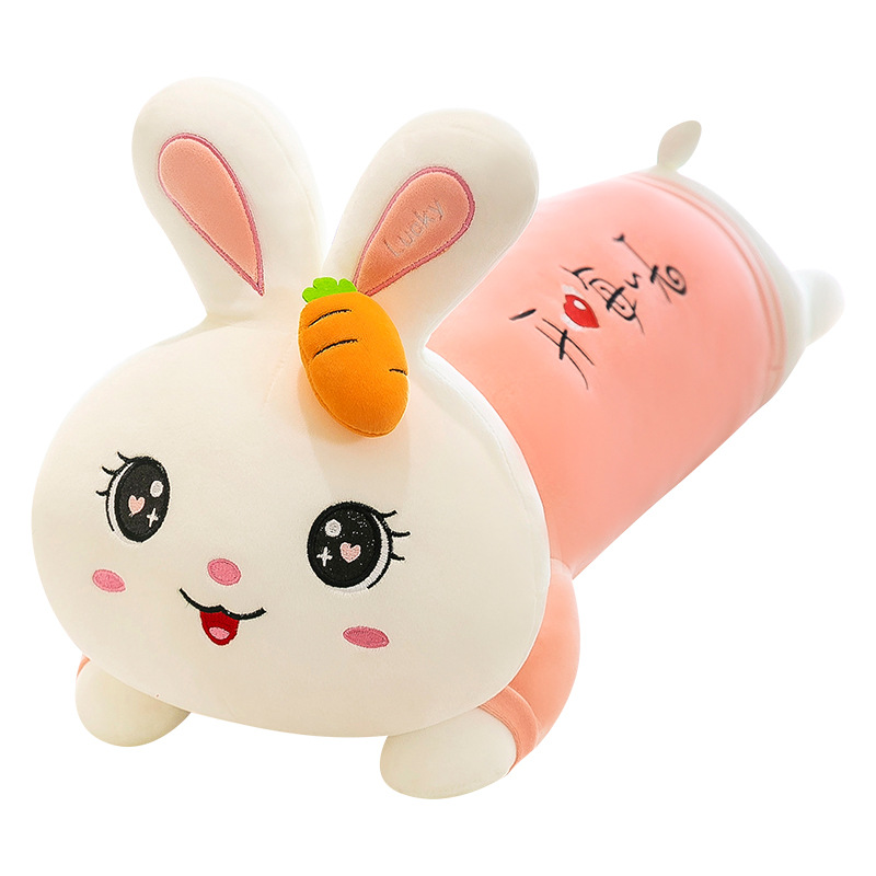 Creative rabbit-shaped plush toys, large-sized side-sleeping long, leg-hugging plush toys for girls, wholesale of popular gifts Item Picture