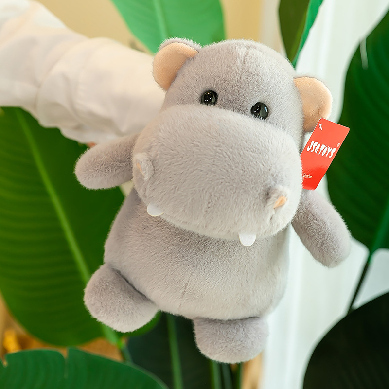 Wholesale of genuine chubby elephant hippopotamus dinosaur premium grabber dolls, plush toys, and children's birthday gifts Specification drawing