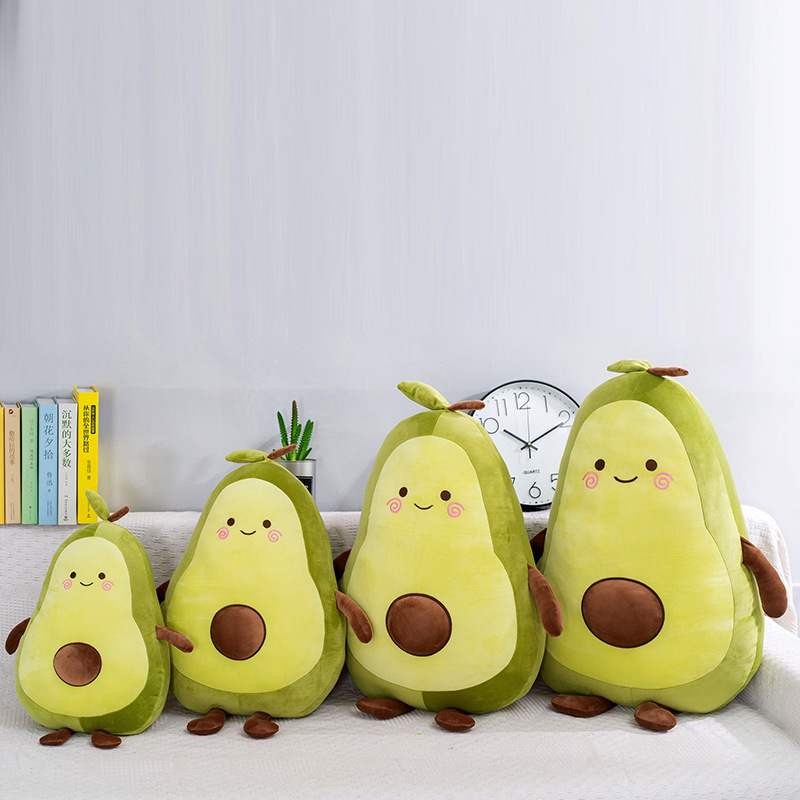 Cross-border new fruit doll, avocado plush toy, creative Douyin same style doll, sleeping pillow Application Scenario