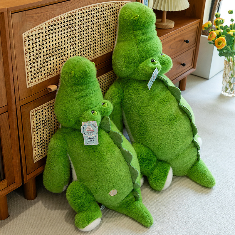 Wholesale of large-sized gifts for boys, including cross-border crocodile plush toy figurines, simulated dinosaur dolls, and sleeping pillows Specification drawing