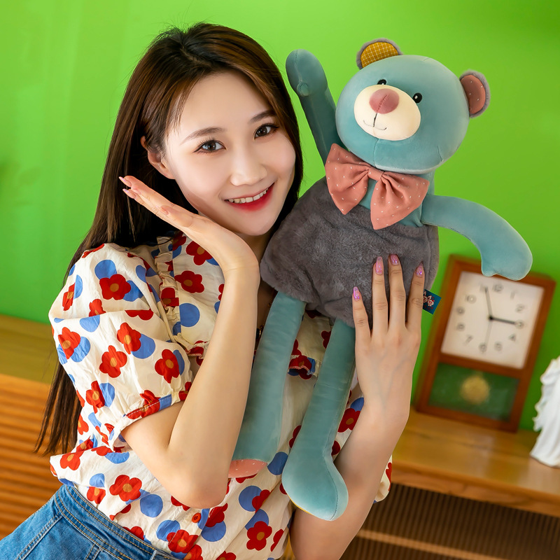 Cross-border new product rabbit plush toy, warm sunshine style cute doll, children's birthday gift with logo wholesale Specification drawing