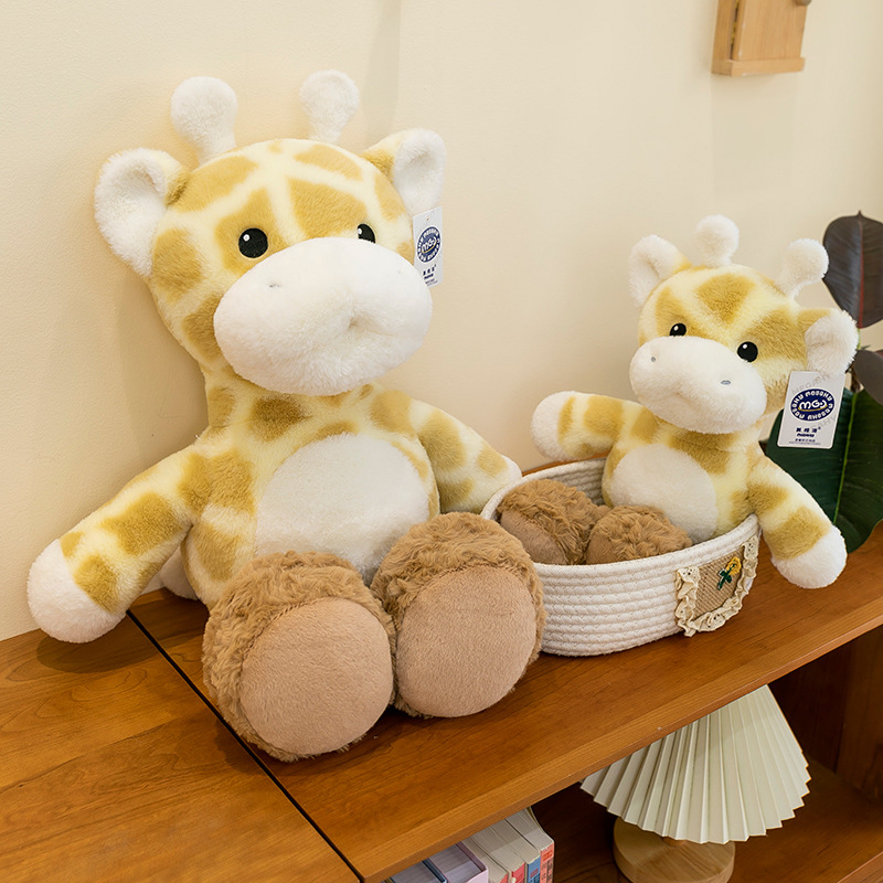 Wholesale of genuine casual deer plush toy figurines, children's companion soothing pillow dolls, birthday gifts full figure