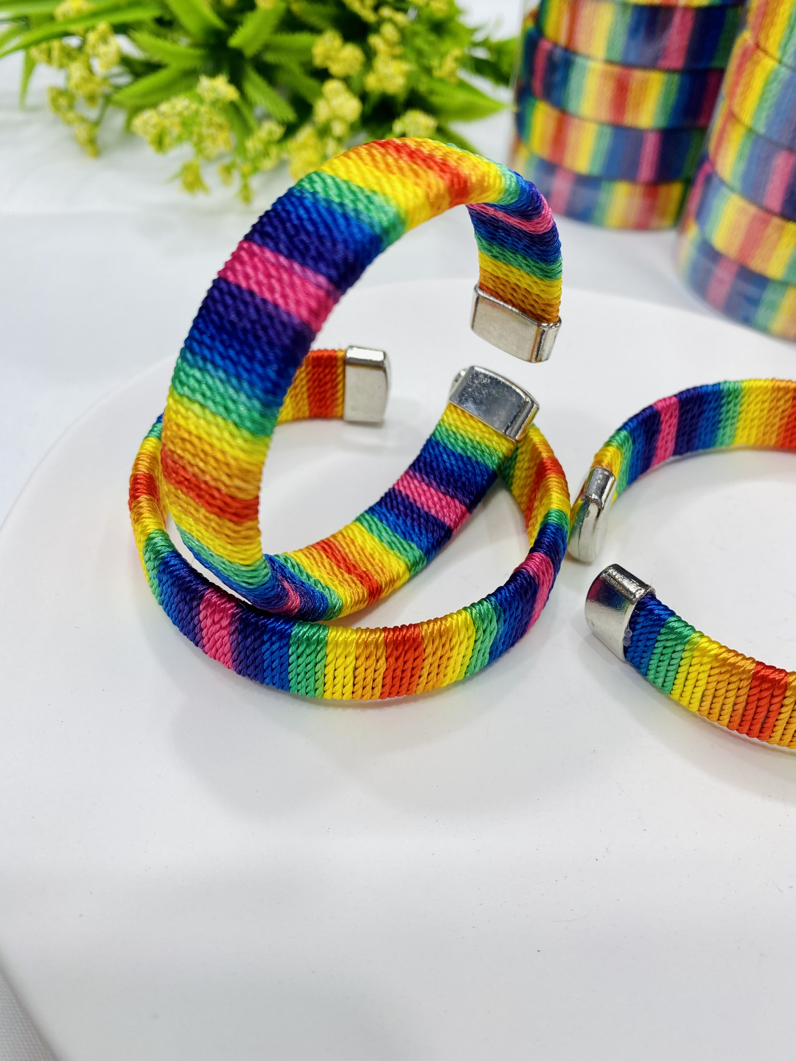 沙金/猫眼石手镯/锆石手镯/手镯/纯银手镯细节图