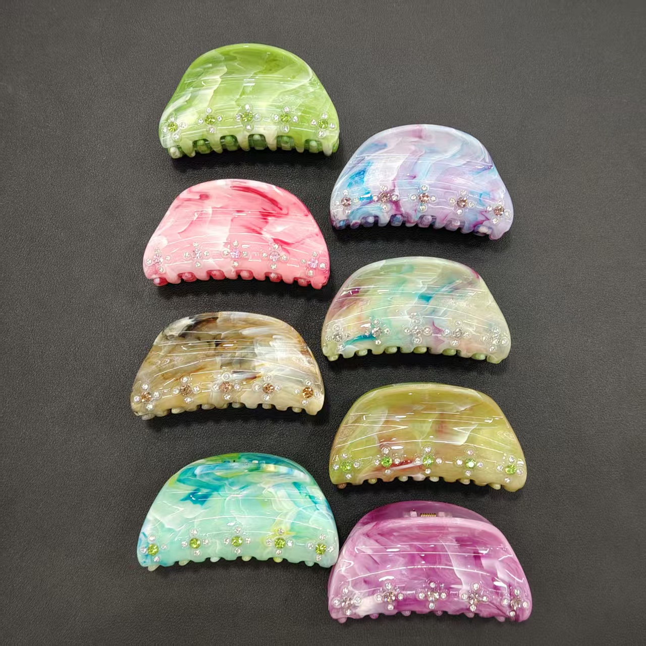 发夹抓夹醋酸发饰滴油款时尚发饰简约百搭发夹头饰发饰品