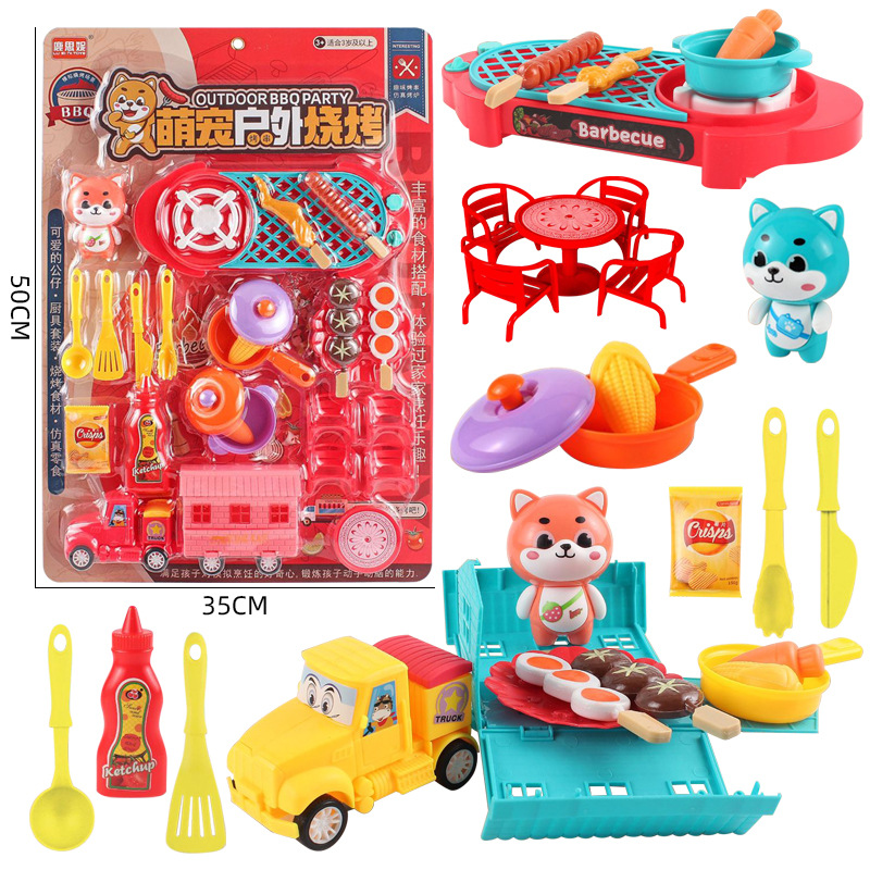 Free shipping: Children's house play, kitchen, Cut-and-play toys, girl cooking, boy and girl baby fruit cutting, cooking set meal full figure