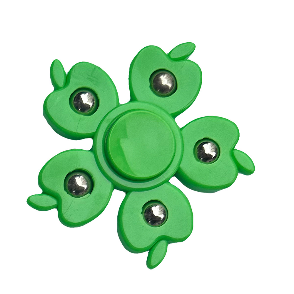 Wholesale of five-bead classic solid color finger spinner spinning plastic and steel ball finger spinner toys for cross-border purchase Application Scenario