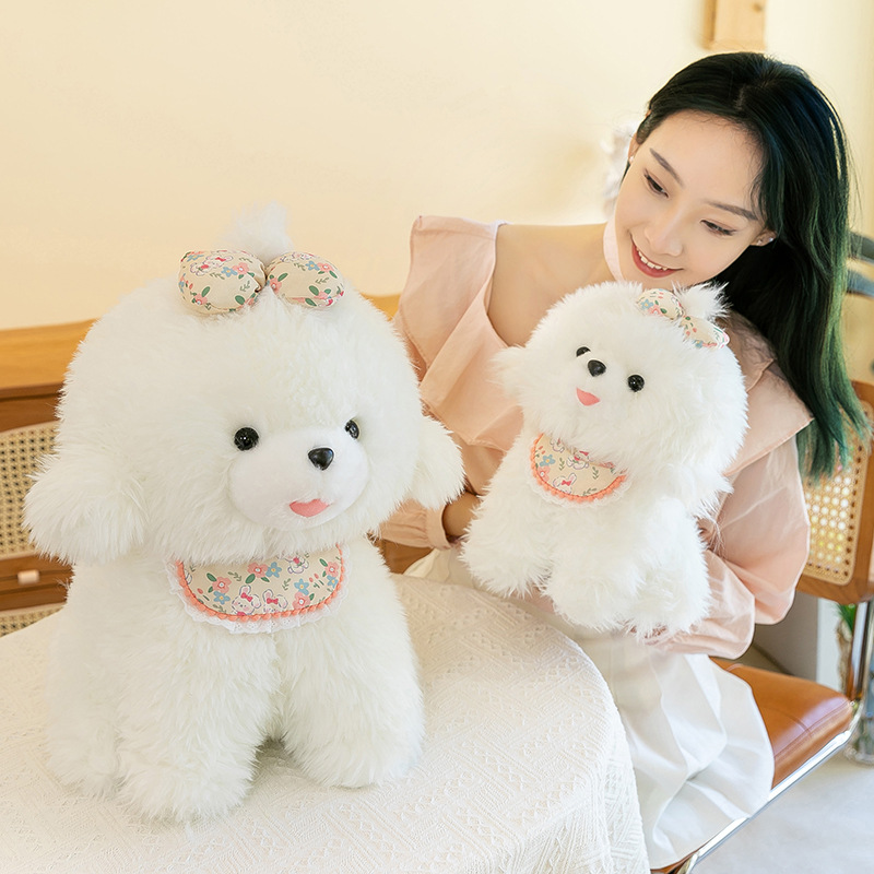 Wholesale of foreign trade scarves, dog plush toys, long-haired dog cartoon dolls, children's and girls' gifts, home decorations from manufacturers Application Scenario