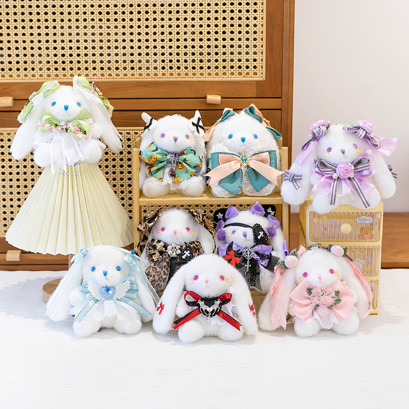 Genuine Flora Rabbit pendant, plush toy, cute rabbit doll, keychain, doll, girl's gift Application Scenario