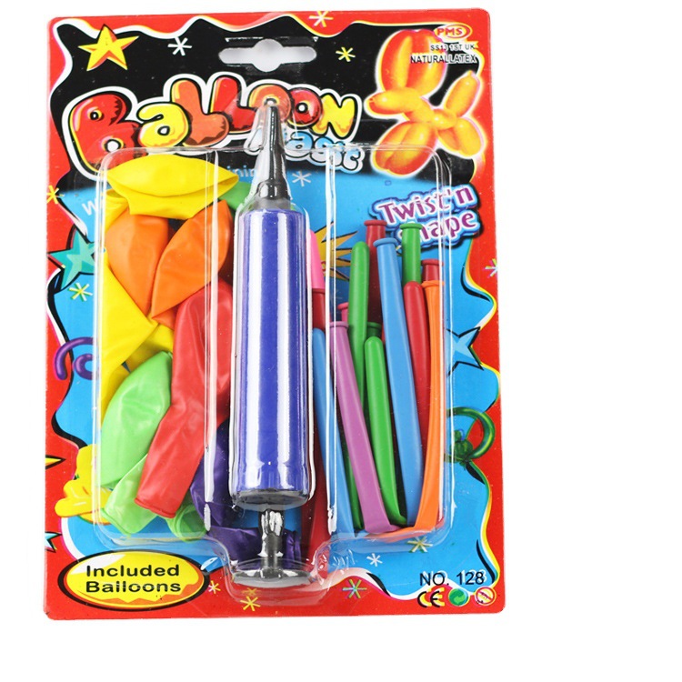 Long strip balloons, round balloons, long strip magic balloons, variable-shaped balloons with pump sets, factory direct sales Item Picture