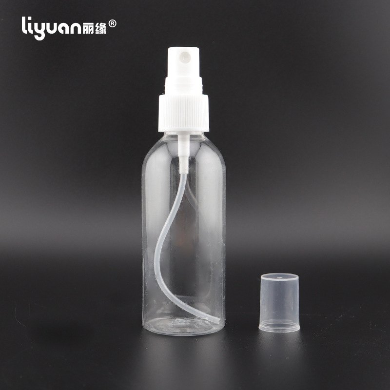 80ml transparent pet plastic spray bottles, small spray kettles, portioning bottles, press spray bottles, factory wholesale in stock Specification drawing