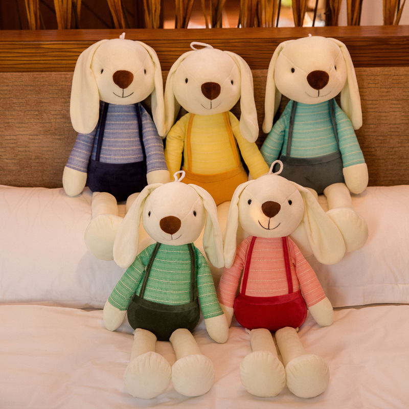 Wholesale of Tangtang Rabbit plush toys, dolls, soothing toys, rabbit pillows and birthday gifts from the manufacturer full figure