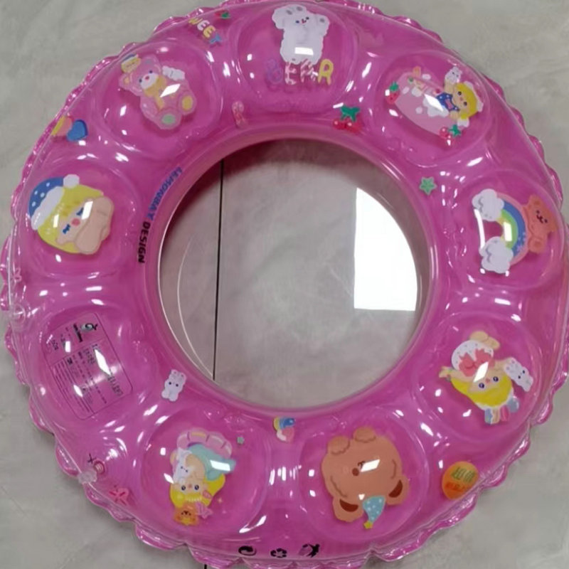A new thickened outdoor water inflatable toy for children's swimming rings, a popular life-saving neck ring swimming ring Application Scenario
