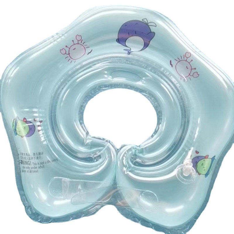 A new thickened outdoor water inflatable toy for children's swimming rings, a popular life-saving neck ring swimming ring Item Picture
