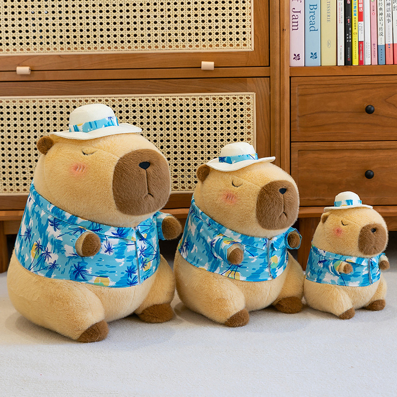 Cross-border Capibara dolls, capybara figurines, plush toys, cute dolls, birthday gifts, wholesale in stock Application Scenario