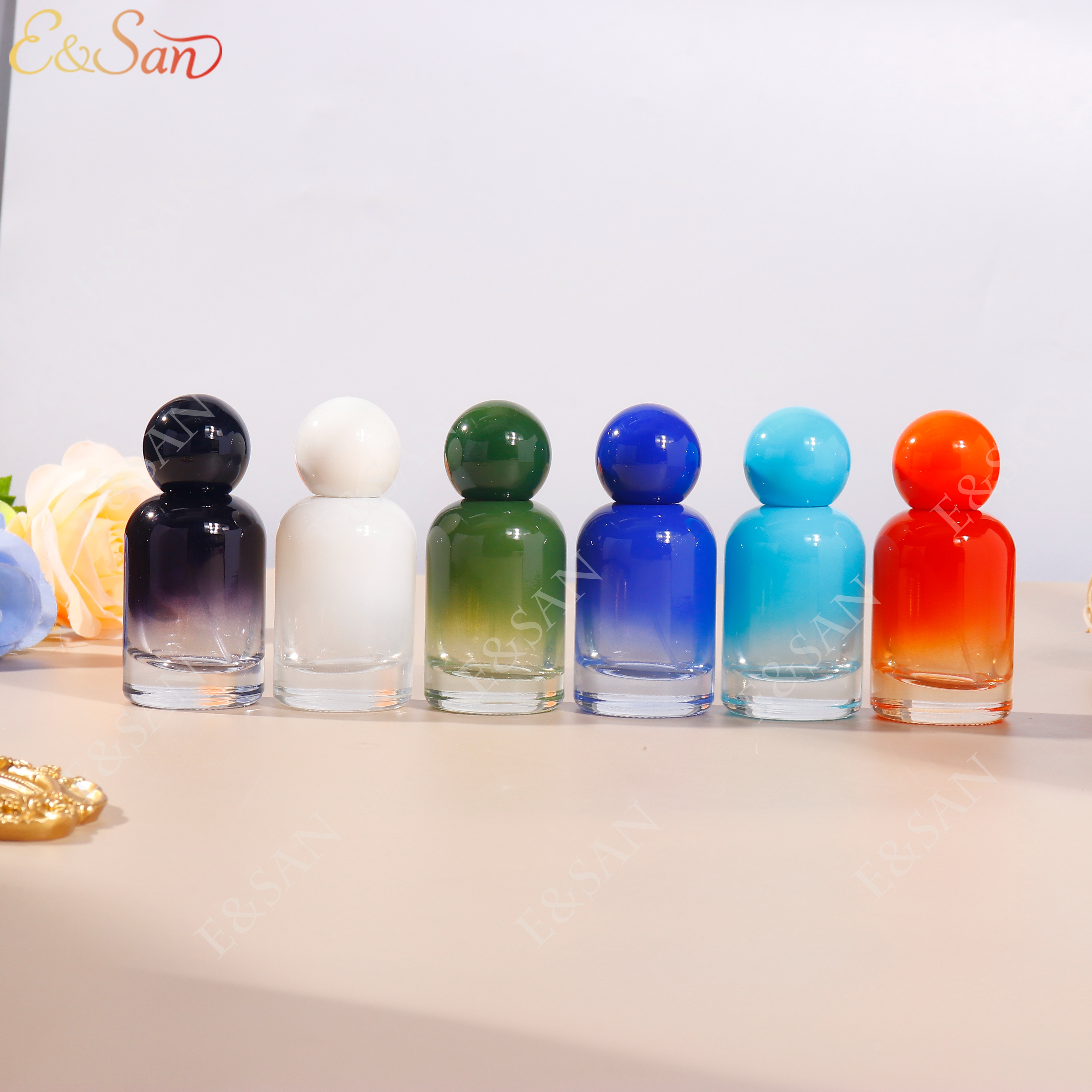 PT932C-50ML 彩色定制香水瓶