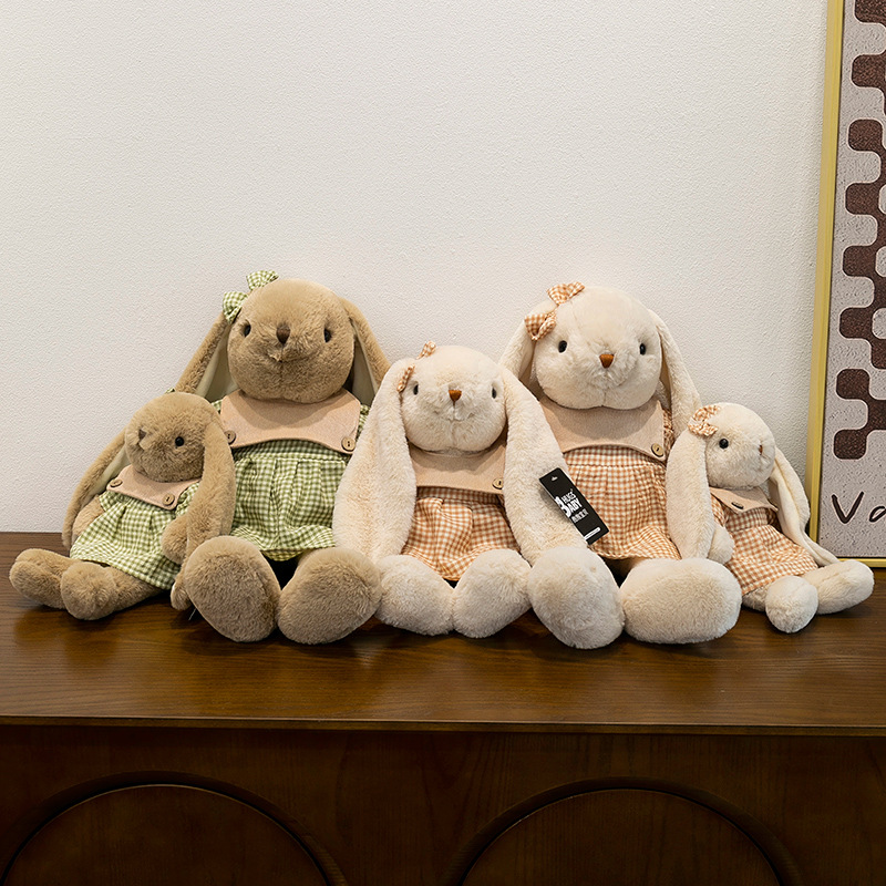 New "Hug Baby" lily rabbit plush toy doll, children's sleeping pillow, soothing doll, birthday gift Application Scenario