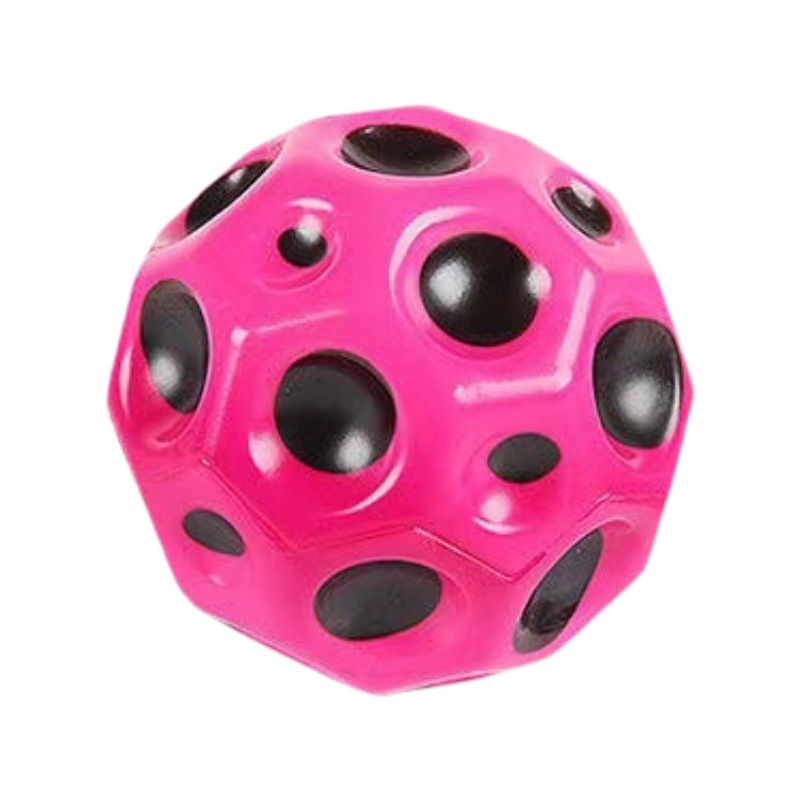 Cross-border bestsellers: High-elasticity hole balls, leisure and entertainment PU foam balls, student stress-relieving colorful moon stone balls, and bouncing balls Item Picture