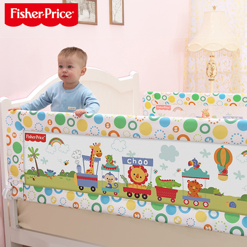 Fisher's bed guardrail, baby bedside guardrail, children's bed fence, 1.5-meter bed guardrail panel full figure