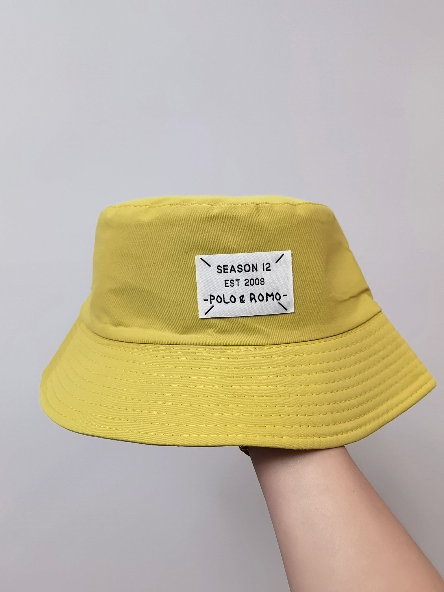 Spring and summer Korean bestsellers, alphanumeric logo, double-sided fisherman's hat for sun protection, simple, fashionable, versatile, foldable and easy to carry. Open to both men and women, adult cap size 58, head circumference, eight colors details Picture