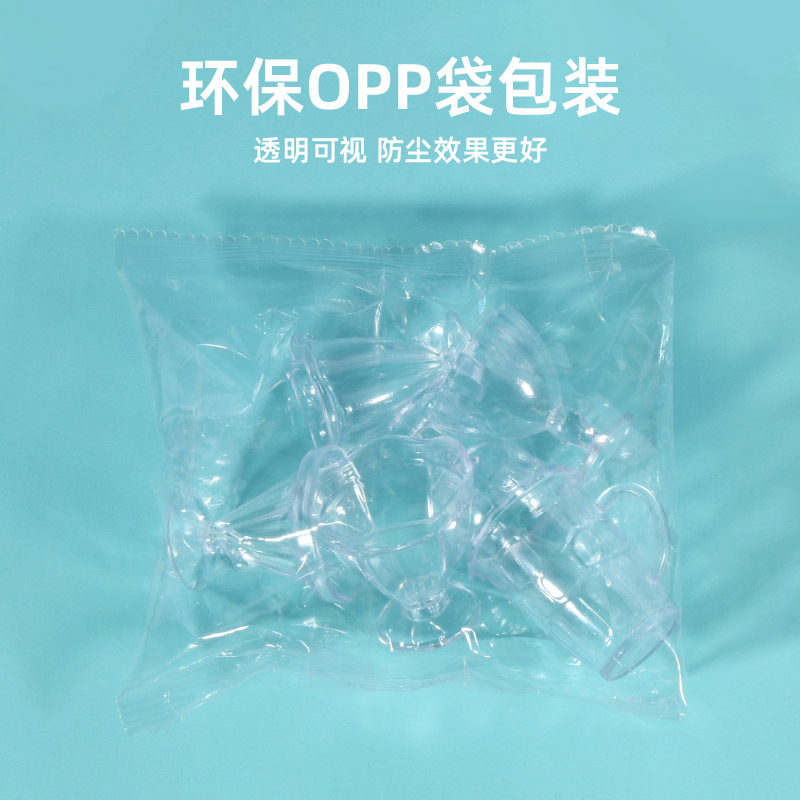 Wholesale ultra-light clay cups, simulated ice cream sundae cups, cream glue diy ice cream cups, food and play cups 6-piece set Specification drawing