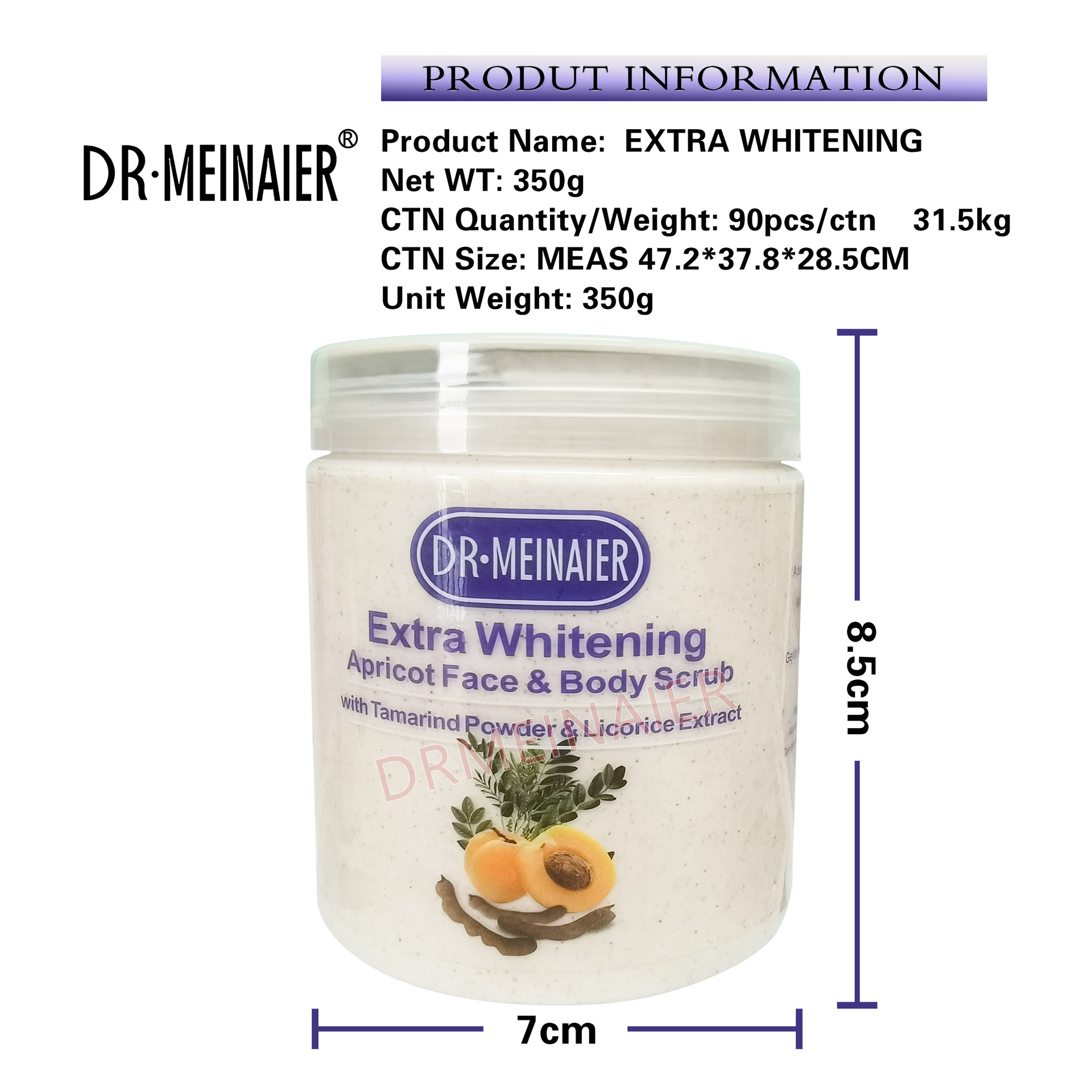 Cross-border Rose Facial and Body Scrub Milk Almond Cleansing Exfoliating Bath Scrub Massage Cream 350g Item Picture