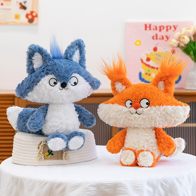 New cute little fox plush toys, mischievous cat dolls, and stuffed toys are perfect gifts for girls details Picture