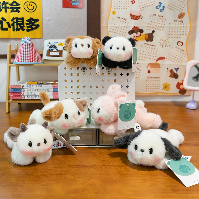 New cute and adorable plush toy of the "Nai Pupu" cat, little devil, children's toy, car decoration, and home pet decoration full figure