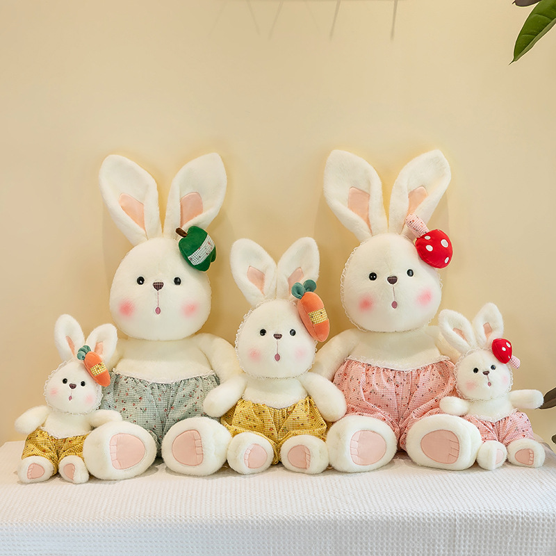 Popular online celebrity rabbit plush toys, bed pressing dolls, warm sun dolls, soothing sleeping cushions, wedding gifts for girls Application Scenario