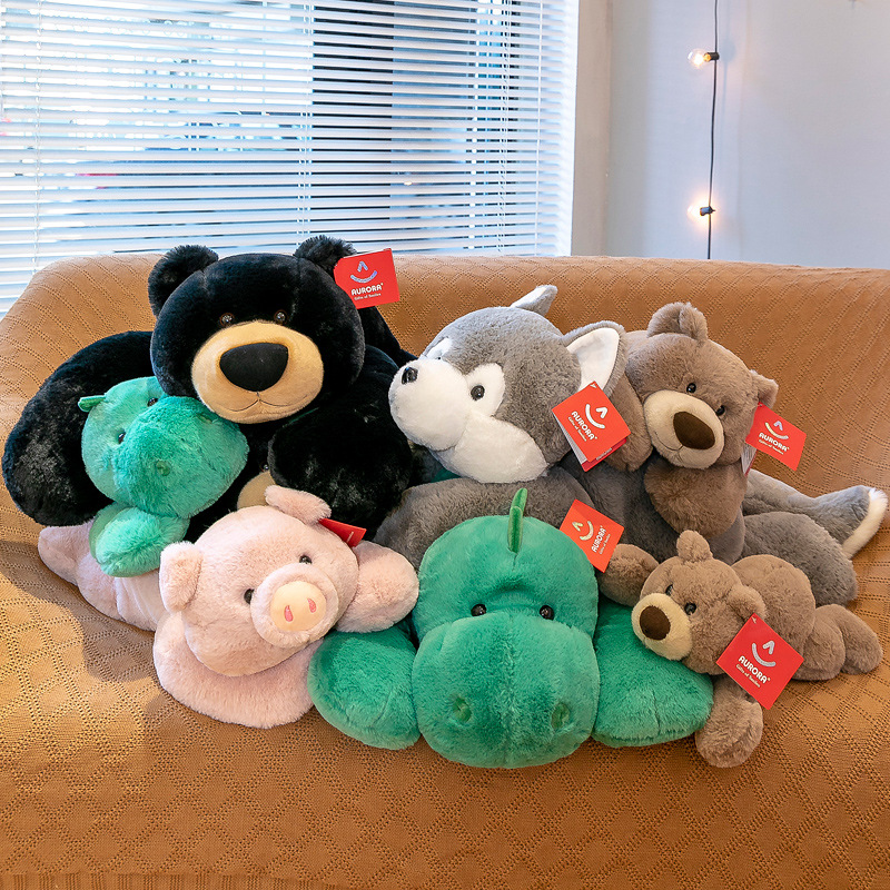 Cute Papa Bear doll cross-border new product forest animal dinosaur plush toy large Piggy birthday present Application Scenario