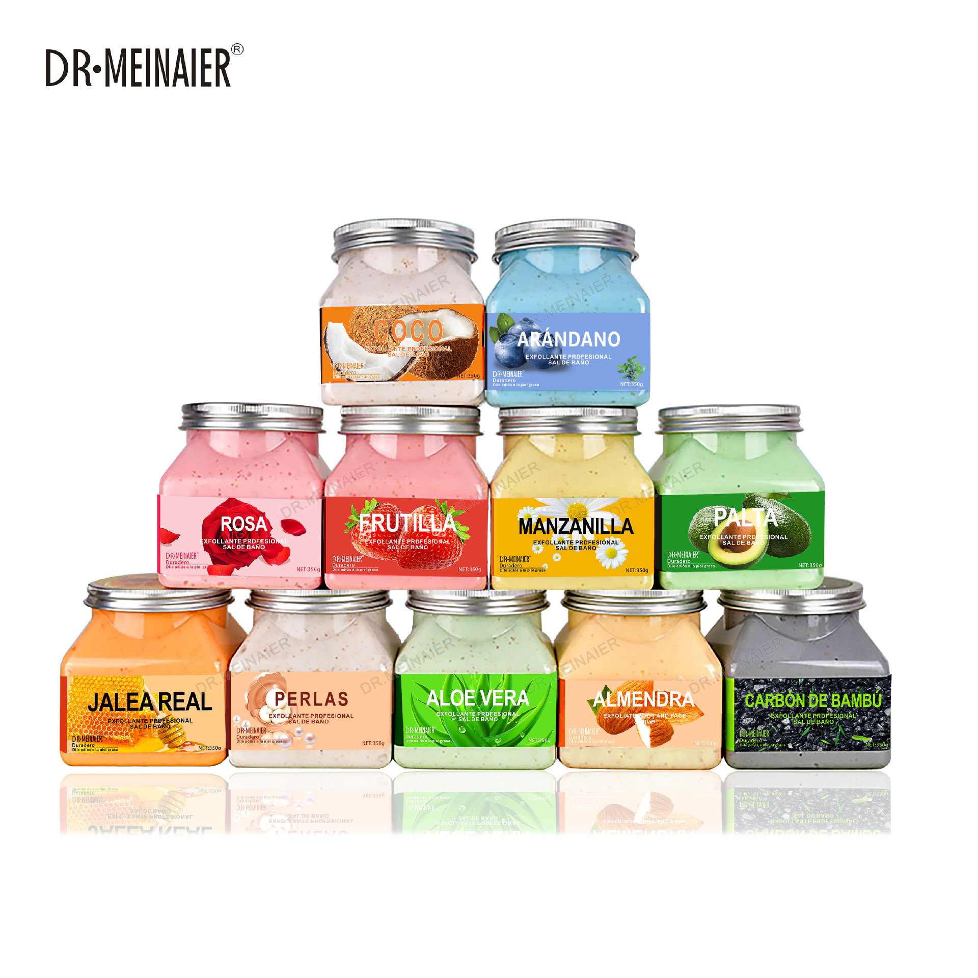 Cross-border ice cream Body and face Scrub Fruity Exfoliating Moisturizing and hydrating cleansing Bath salt Body Scrub
