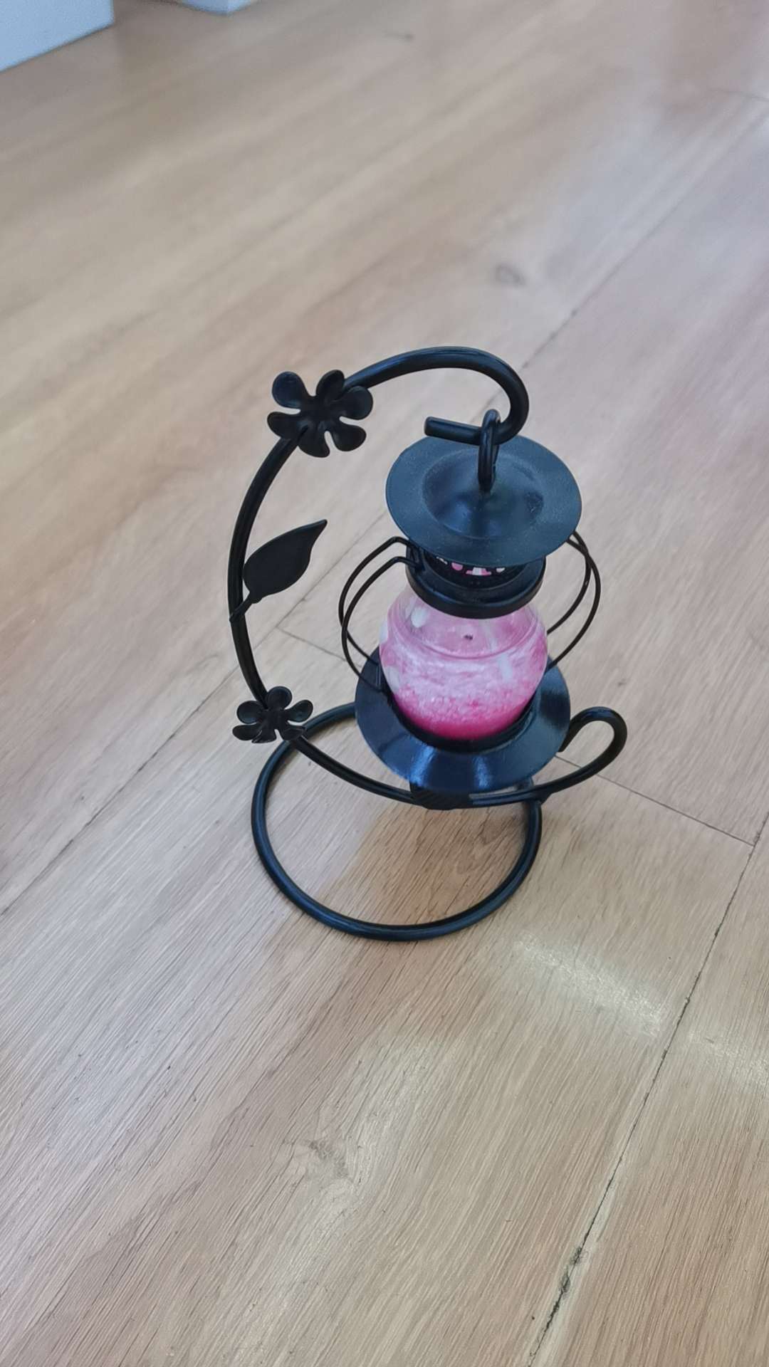 蜡烛吊灯罩蜡烛台摆件欧式香烛灯香薰灯铁艺手提风灯diy灯笼玻璃花瓶