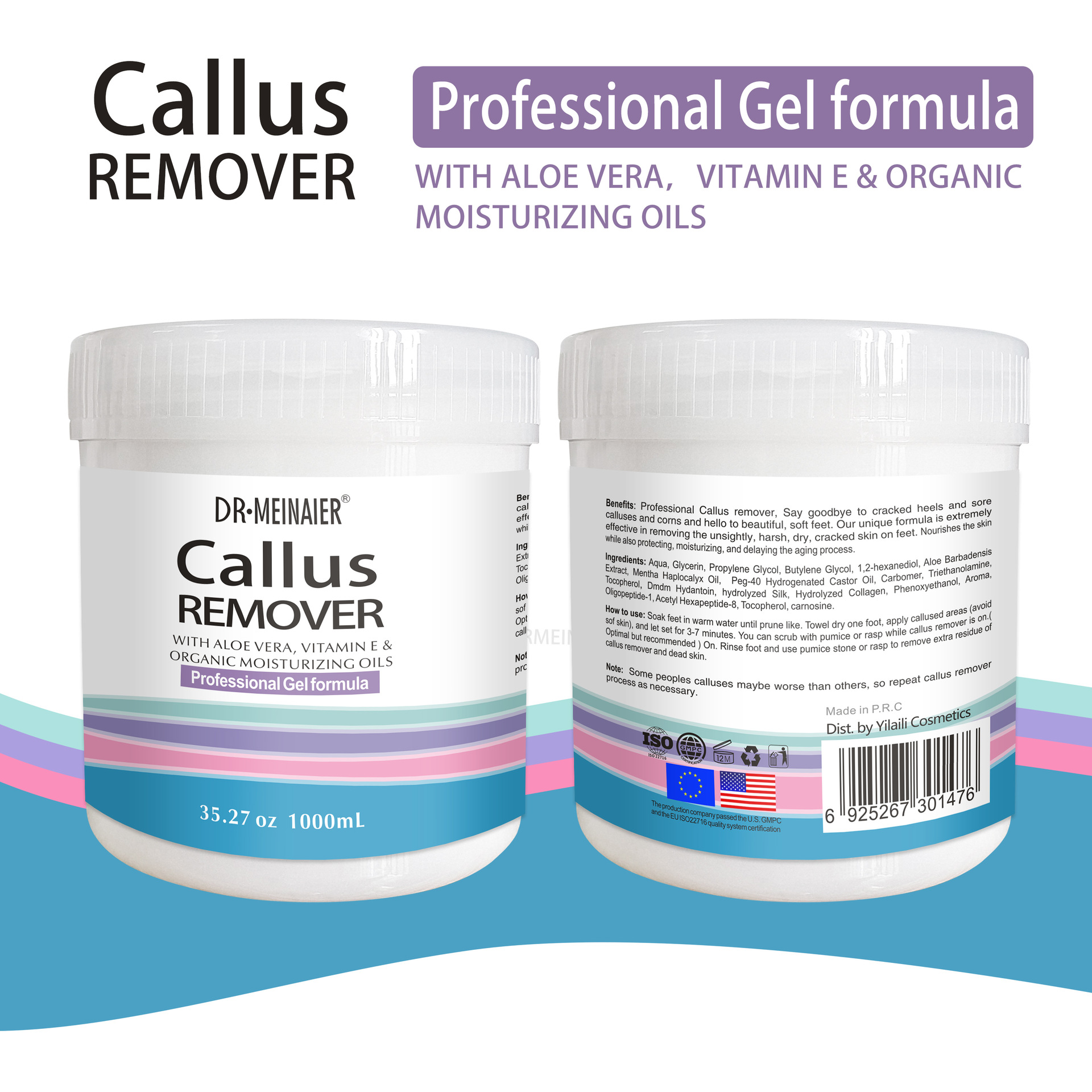 Cross-border foreign trade callus remover is a gentle and deep cleansing gel for feet and hands, removing calluses, dead skin and keratin Application Scenario