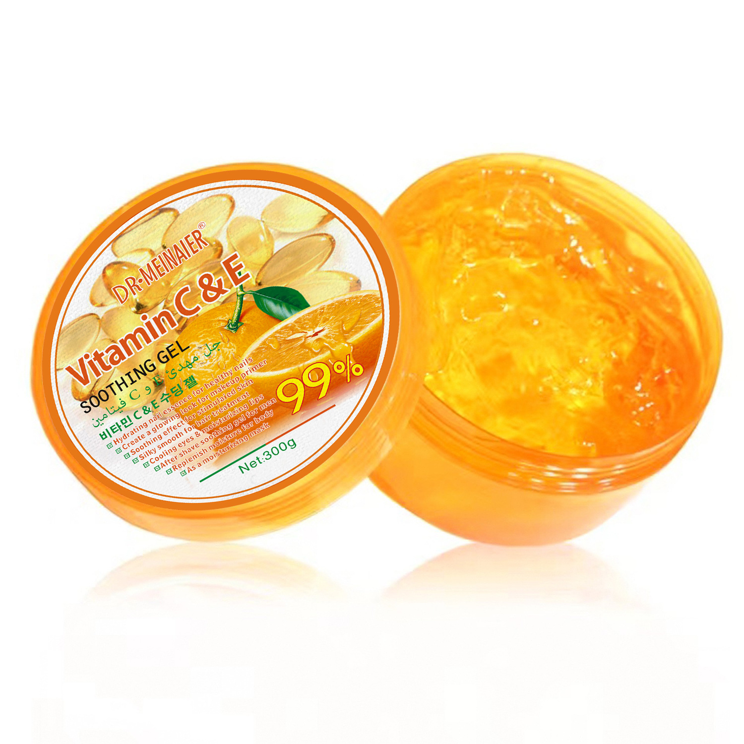 Factory direct sales of 300g hydrating aloe vera gel, moisturizing sleep mask and repair gel. Cross-border hot sale, wholesale for foreign trade Application Scenario