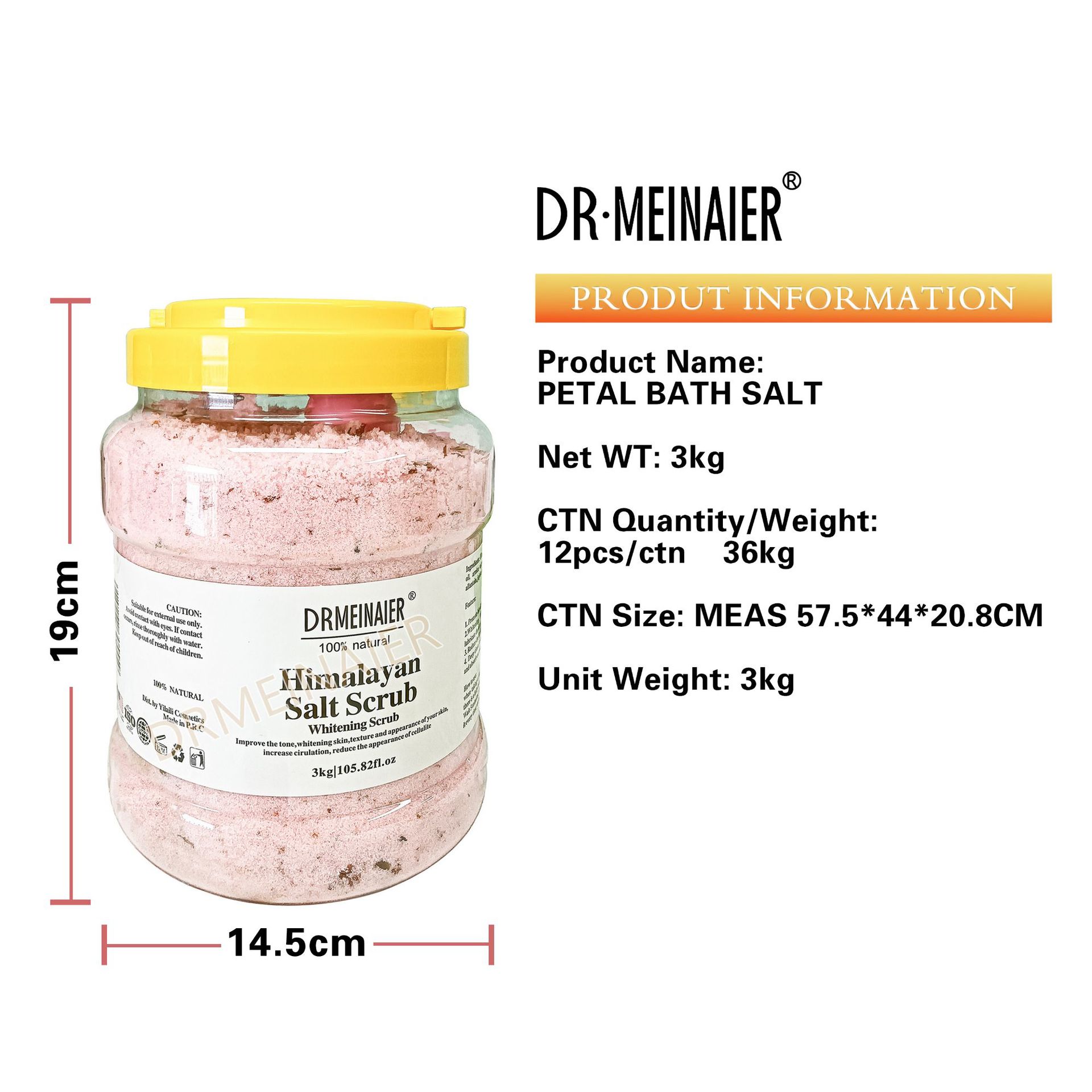 Cross-border exclusive SPA bath salt with petals for cleansing, exfoliation, chicken skin foot bath, body bath salt for skin rejuvenation Item Picture