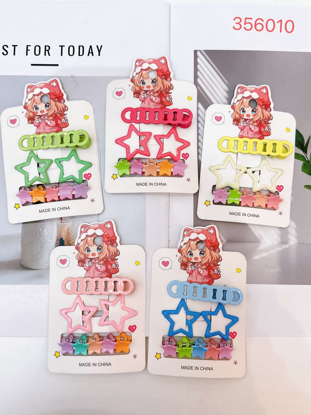 儿童饰品多款可选可爱卡通儿童发夹耳钉手链项链宝宝配饰儿童配件百搭款式多样详情图4