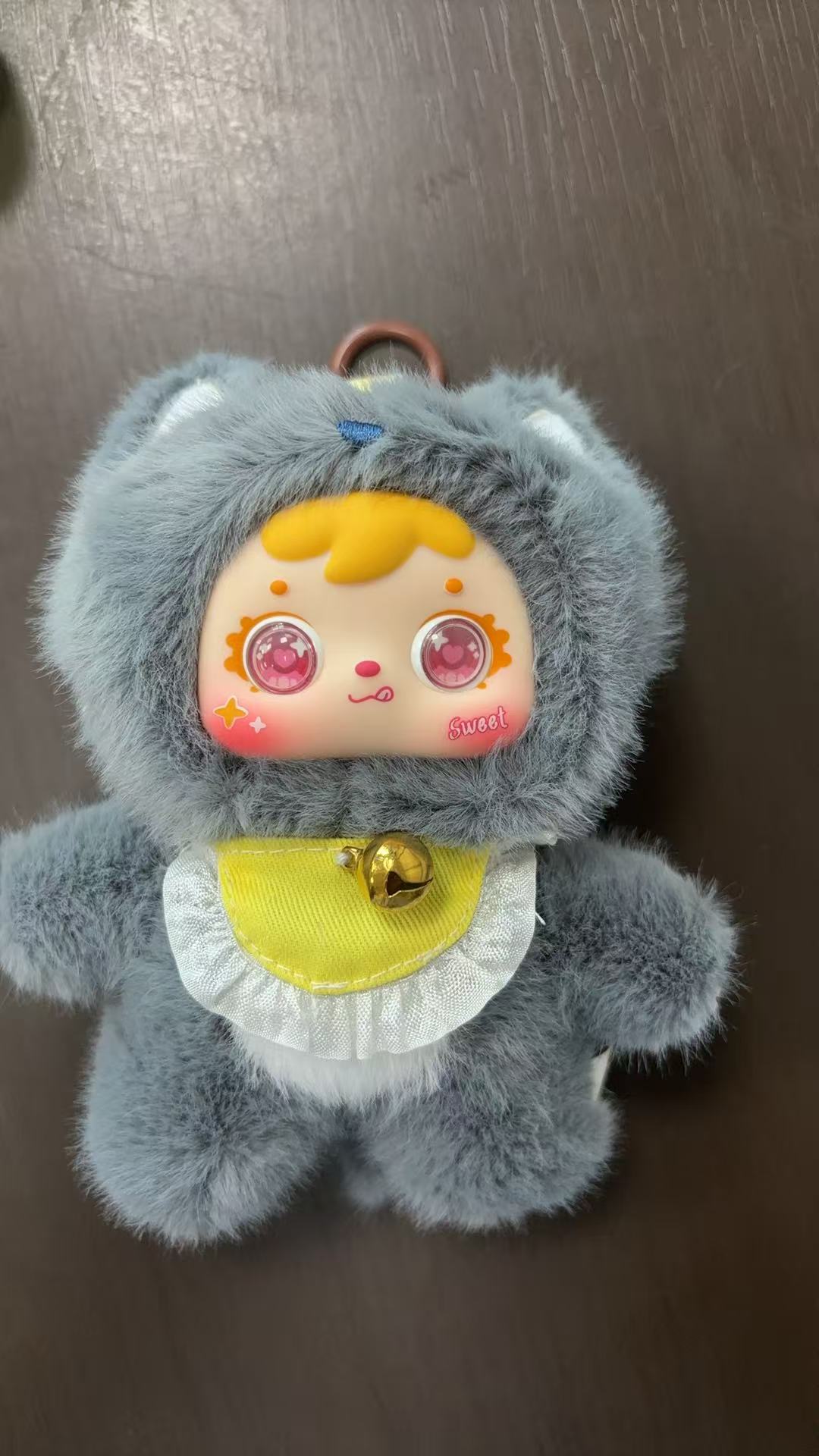  三小毛（samuel）可爱喵喵毛绒盲盒包包挂件跨境新奇玩具儿童礼物白底实物图