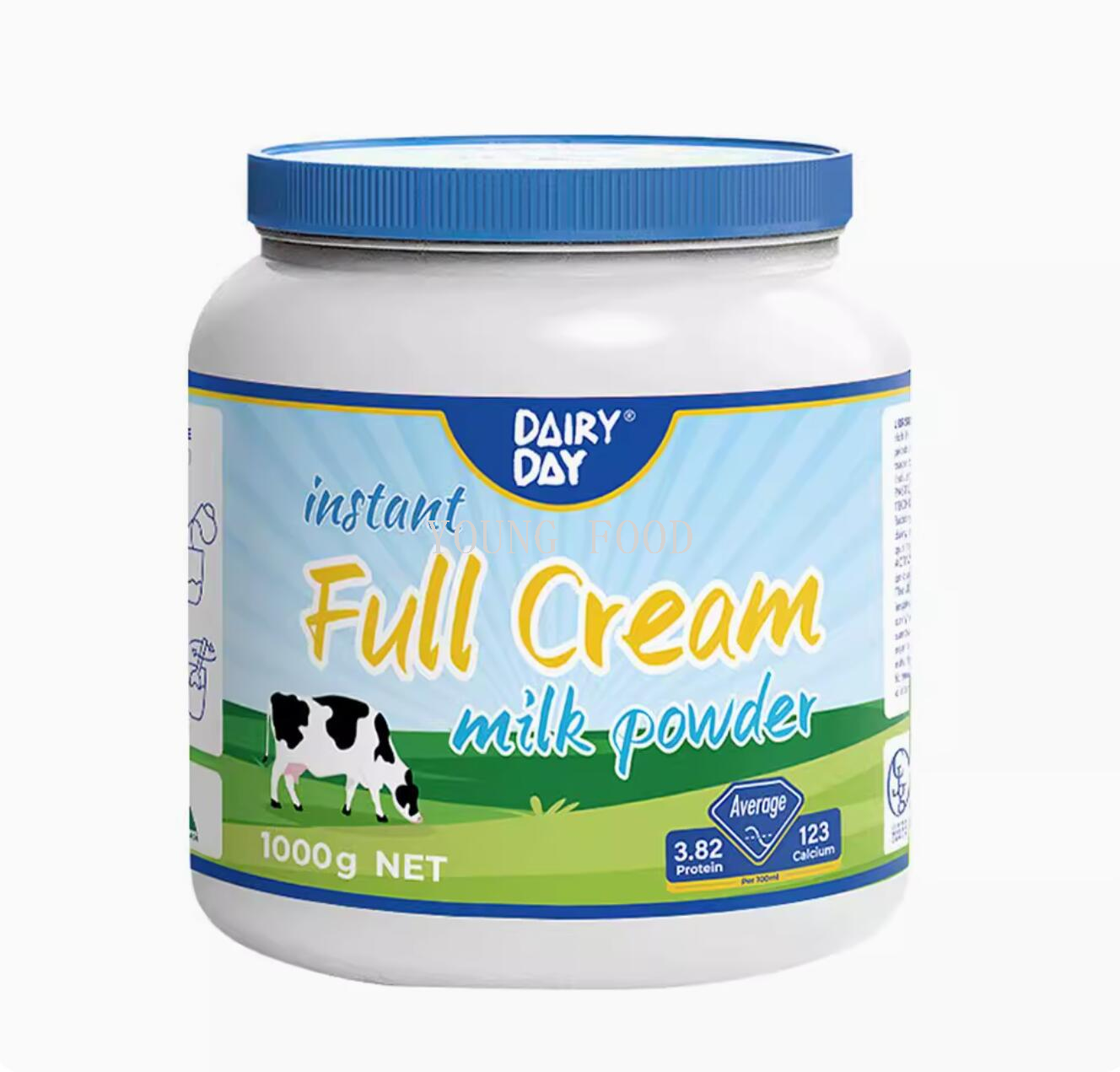 包邮！澳洲进口高钙高蛋白质含量Dairy day戴瑞得脱脂奶粉1kg全脂详情3