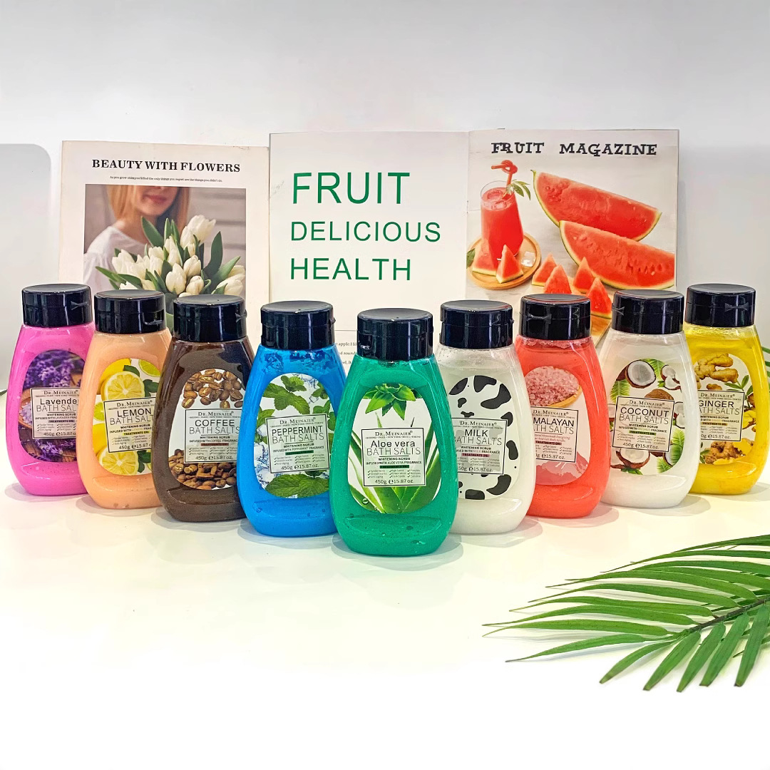 Wholesale of strawberry scrub bath salt, deep exfoliating scrub body wash, coffee scrub paste and wet salt from our factory Application Scenario