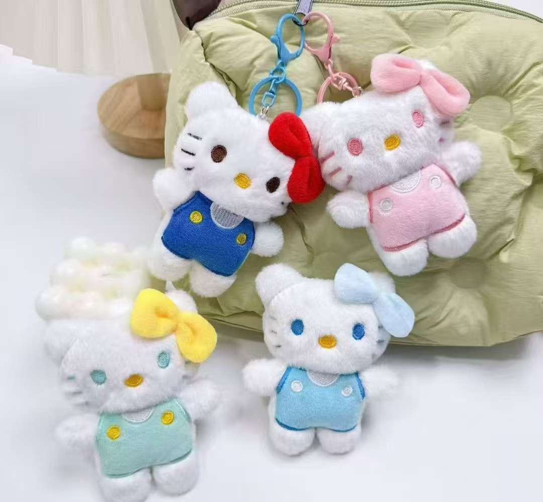 可爱Kt猫钥匙扣卡通治愈毛绒咪咪包包挂饰学生礼物现货产品图